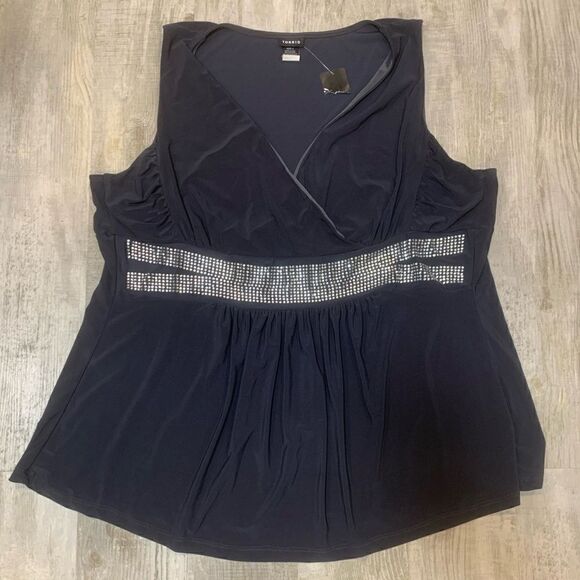 NWT Torrid Black sleeveless top - Picture 4 of 11